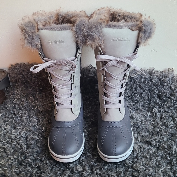 SOLD Bishop Cold Weather Fashion Boots in Birch - Picture 2 of 10